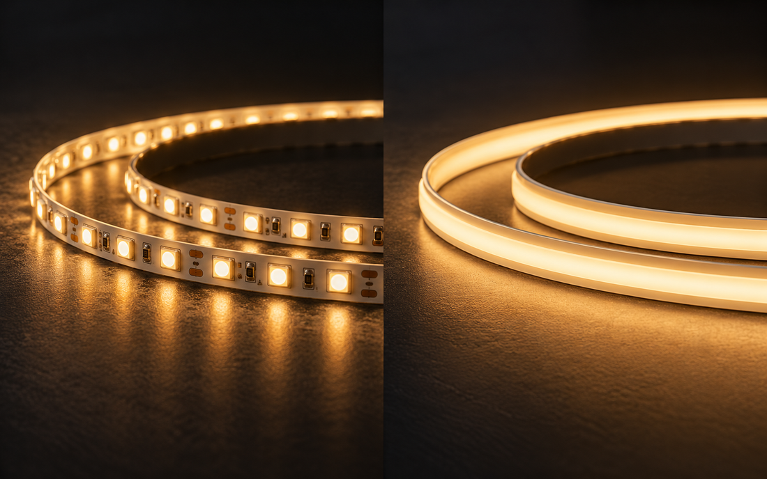 COB vs SMD LED Strips: What’s the Difference?