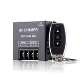 Single Color LED Strip Controller – DC12V-24V  30A | High Power RF Remote LED Dimmer Controller | For 5050/3528 LED Strips