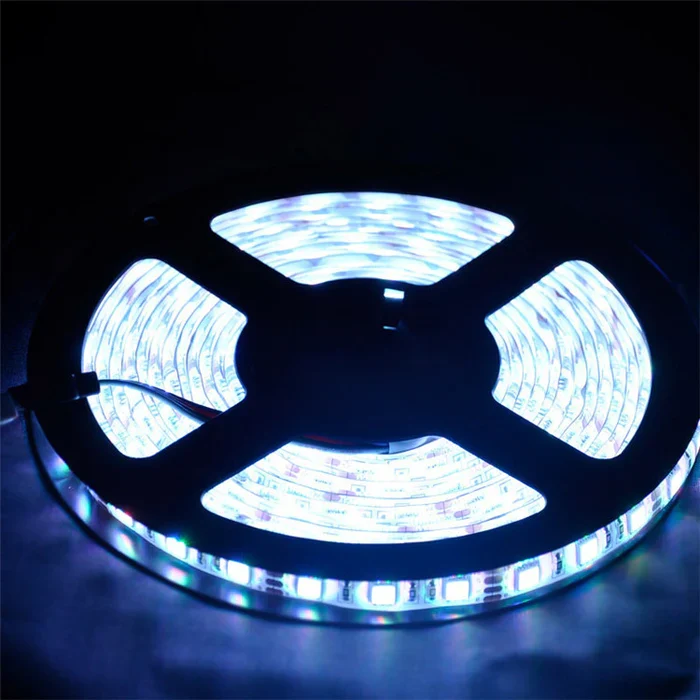 10MM SMD5050 RGB LED Strip Light - DC12V | 60 / 120 LEDs/M | 10mm PCB | IP00 / IP65 / IP67 | 5/50M | for Mirror, Kitchen Cabinet, Bedroom