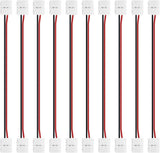 LED Strip Connectors – 8mm 2Pin Solderless Clips | Strip to Wire / Strip to Strip / DC Adapter / L / T – 10-Pack | Local Stock US/UK