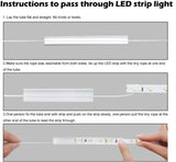 S Series S0612 Standard Install LED Neon Light Housing | 6×12mm Side Emitting soft neon housing | IP67 Waterproof | 8mm PCB Width | Kitchen Island Shelf Lighting Home Decor | 16.4FT/5M | Local Stock US/UK/DE