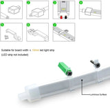 S Series S0612 Standard Install LED Neon Light Housing | 6×12mm Side Emitting soft neon housing | IP67 Waterproof | 8mm PCB Width | Kitchen Island Shelf Lighting Home Decor | 16.4FT/5M | Local Stock US/UK/DE