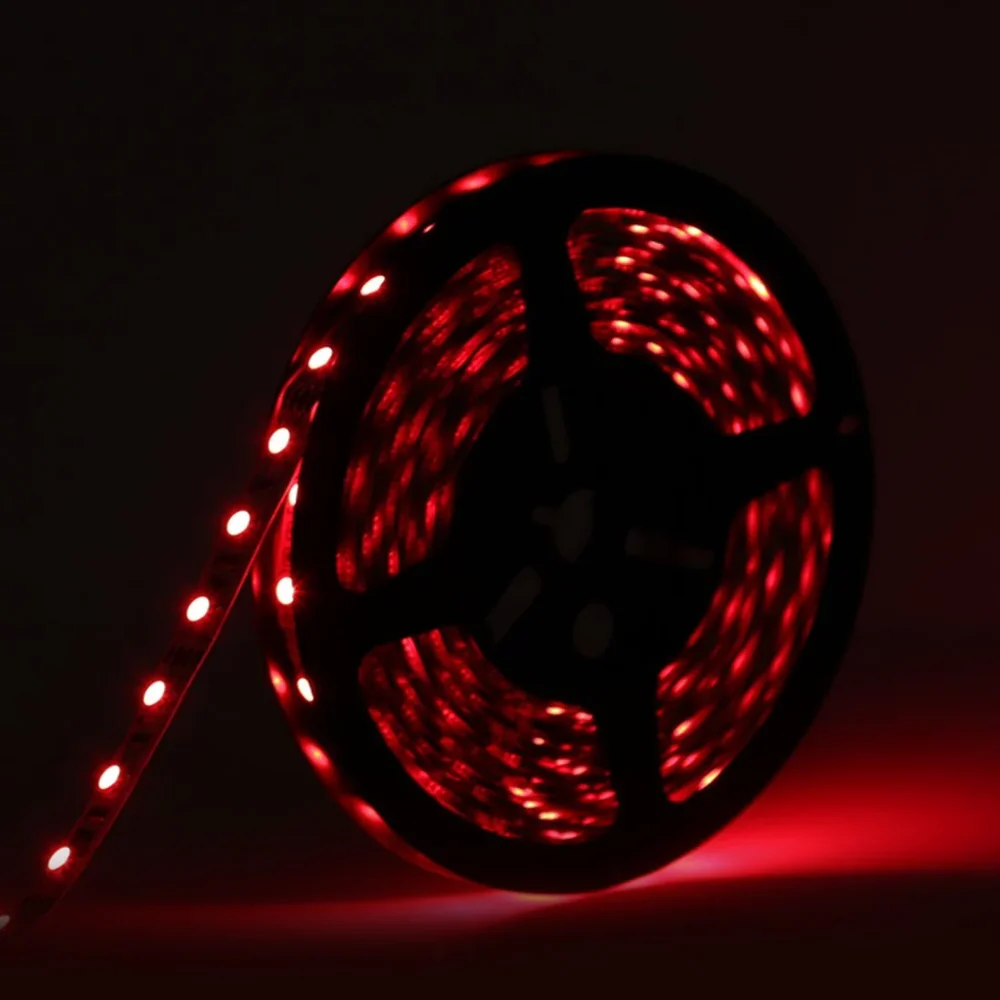 10MM SMD5050 RGB LED Strip Light - DC12V | 60 / 120 LEDs/M | 10mm PCB | IP00 / IP65 / IP67 | 5/50M | for Mirror, Kitchen Cabinet, Bedroom
