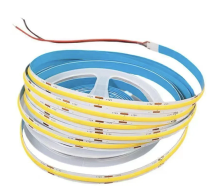 COB LED Strip Light 12V/24V 528LEDs/M, 10mm Flexible Dot-Free LED Tape, CRI90+ Non-Waterproof, 3000K / 4000K / 6500K for Cabinet Kitchen Lighting, 5M/10M Pack