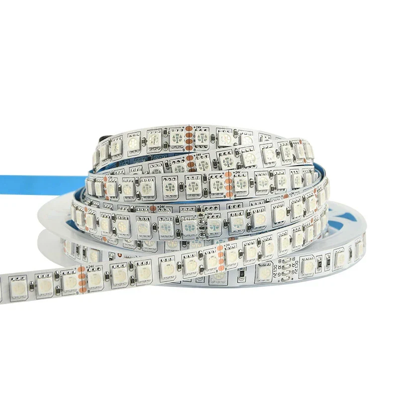 6MM Wide SMD5050 RGB LED Strip Light - DC12V | 60 LEDs/M | 6mm PCB | Non-Waterproof | 5/50M | for Mirror, Kitchen Cabinet, Bedroom