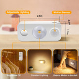 Wireless Cabinet Lights, Rechargeable, 4 Packs