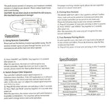 DC5-24V 12A RGB LED Dimmer Controller with Mini RF Wirelless 17keys Remote Controller for SMD5050 3528 RGB LED Strip Lights - LEDStrips8