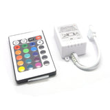 24Key IR Remote Controller for RGB LED Strip Lights 4-pin DC12V-24V LED Strip Controller - LEDStrips8