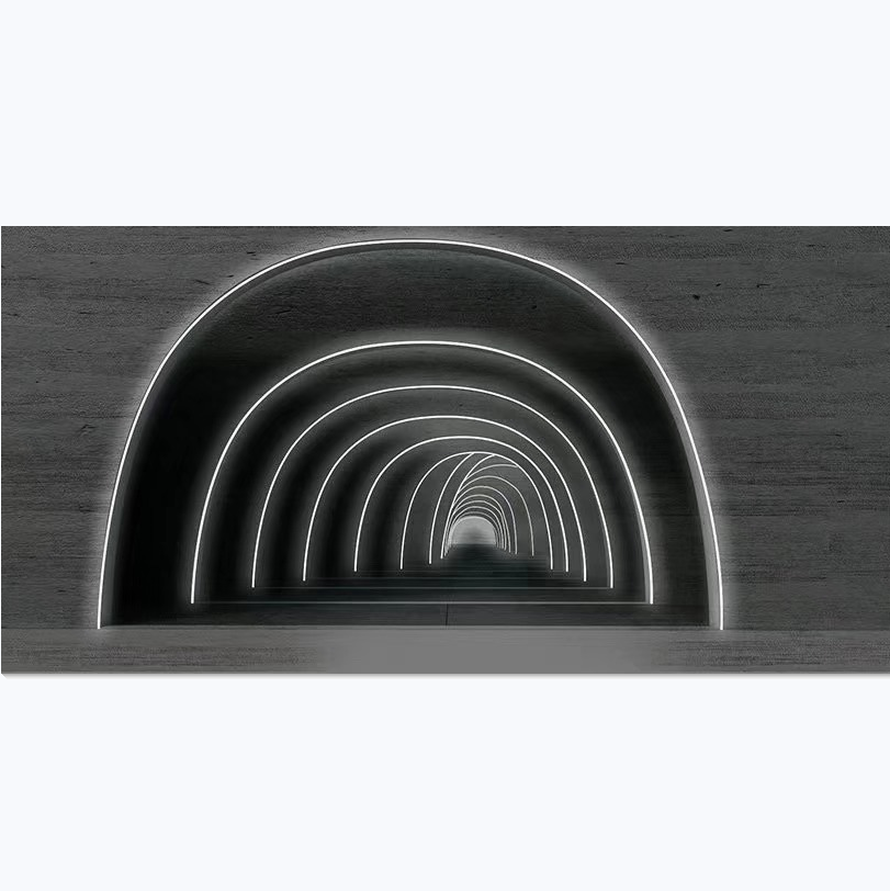 1M/5M/10M  Pack of T2014 LED Neon Light Housing Kit with End Caps and Mounting Clips, Flexible Neon Channel Fit for 10mm Wide LED Strip Lights - LEDStrips8