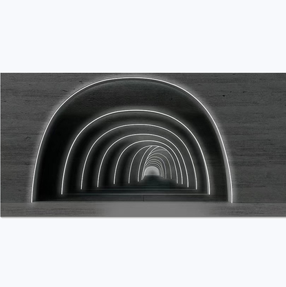 1M/5M/10M  Pack of T2014 LED Neon Light Housing Kit with End Caps and Mounting Clips, Flexible Neon Channel Fit for 10mm Wide LED Strip Lights - LEDStrips8