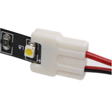 2 Pack (2016 Updated Version) Solderless Jumper Snap Down 2Conductor LED Strip Connectors for 10mm Wide SMD5050 Single Color Flex LED Strips - LEDStrips8