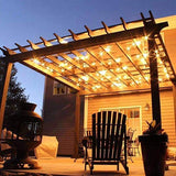 5-Pack Dimmable Waterproof LED Outdoor String Lights - Hanging, 2W Edison Bulbs - 48Ft Commercial Lights for Decor for Patio, Backyard, Garden, Bistro– S14 Black - Warm White,Blk(240ft) - LEDStrips8