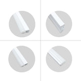 1M/5M/10M/20M  Pack of T1225 LED Neon Light Housing Kit with End Caps and Mounting Clips, Flexible Neon Channel Fit for 12mm Wide LED Strip Lights - LEDStrips8