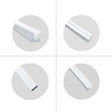 1M/5M/10M/20M Pack of T1616 Edge Lighting LED Neon Light Housing Kit with End Caps and Mounting Clips, Flexible Neon Channel Fit for 10mm Wide LED Strip Lights - LEDStrips8