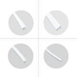 1M/5M/10M/20M  Pack of T0817 LED Neon Light Housing Kit with End Caps and Mounting Clips, Flexible Neon Channel Fit for 8mm Wide LED Strip Lights - LEDStrips8