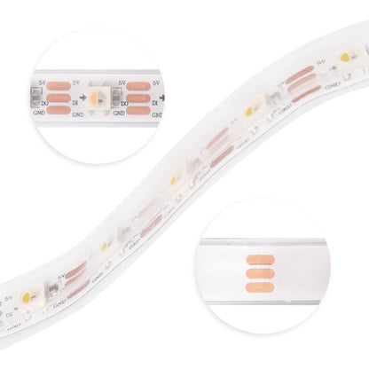 LED Flexible Strip Lights - Addressable RGB/RGBW Color