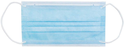 2000pcs 1Carton Disposable Face Masks, 3-Ply Cotton Filter for Dust, Germ Protection
