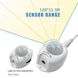 6FT Motion Activated Bed Light Kit, Flexible LED Bed Strip Motion Sensor Night Light Bedside Lamp Illumination with Automatic Shut Off Timer - LEDStrips8