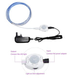 6FT Motion Activated Bed Light Kit, Flexible LED Bed Strip Motion Sensor Night Light Bedside Lamp Illumination with Automatic Shut Off Timer - LEDStrips8