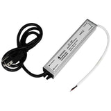 Waterproof IP67 LED Power Supply Driver Transformer 100W 110V AC to 12V DC Low Voltage Output with 3-Prong Plug 3.3 Feet Cable for Outdoor Use - LEDStrips8