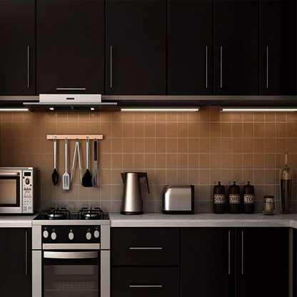 Ultra Thin LED Under Cabinet Lighting, Dimmable Under Counter Lighting, 10W 600LM CRI90, Warm White 3000K, All Accessories Included, 2 Pack - LEDStrips8