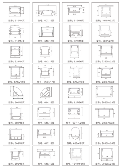 LED Aluminum Profiles