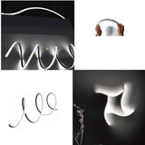 5Pack 1Meter (40'') Bendable Aluminum Channel System with Cover, End Caps, and Mounting Clips, for LED Strip Installations, Ultra-Thin Silver Finish - LEDStrips8