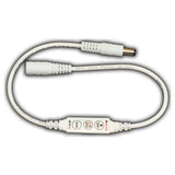 DC 12V-24V 12A Push-Button Inline Mini Dimmer - LEDStrips8