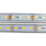5 / 10 Pack SMD5630 Rigid LED Strip lighting 72LEDs per Meter with U Aluminum Shell - LEDStrips8