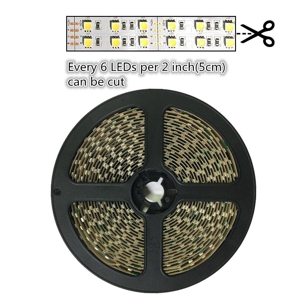 DC12V SMD3528-1200-IR InfraRed (850nm/940nm) Signle Chip Double Row Flexible LED Strips 240LEDs 19.2W Per Meter - LEDStrips8