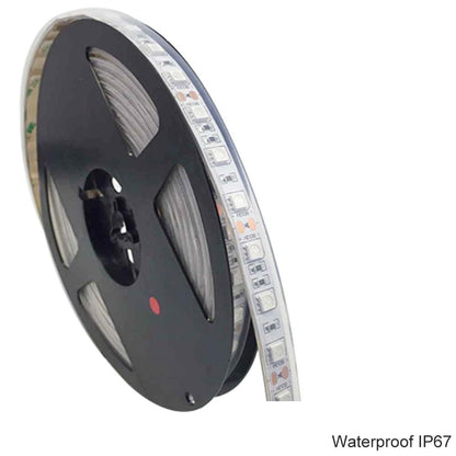 DC 12V Dimmable 670NM Red SMD5050-300 Flexible LED Strips 60 LEDs Per Meter 8mm Width 12W Per Meter - LEDStrips8