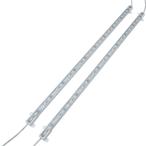 5-Pack 1.64ft/50cm DC 12V 7.2Watt SMD5050-30 12mm Wide Waterproof Aluminum Shell LED Rigid Light Bar