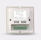 12V-24V DC Wall Panel Touchable Color Ring LED Controller for RGBW & RGBWW Color Changing LED Strips - LEDStrips8