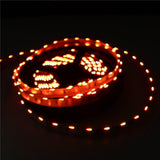 DC12V  SMD020 Side Emitting RGB Color Changing LED Strip Lights 60LEDs Per Meter 10mm White PCB Flexible Adhesive Tape - LEDStrips8